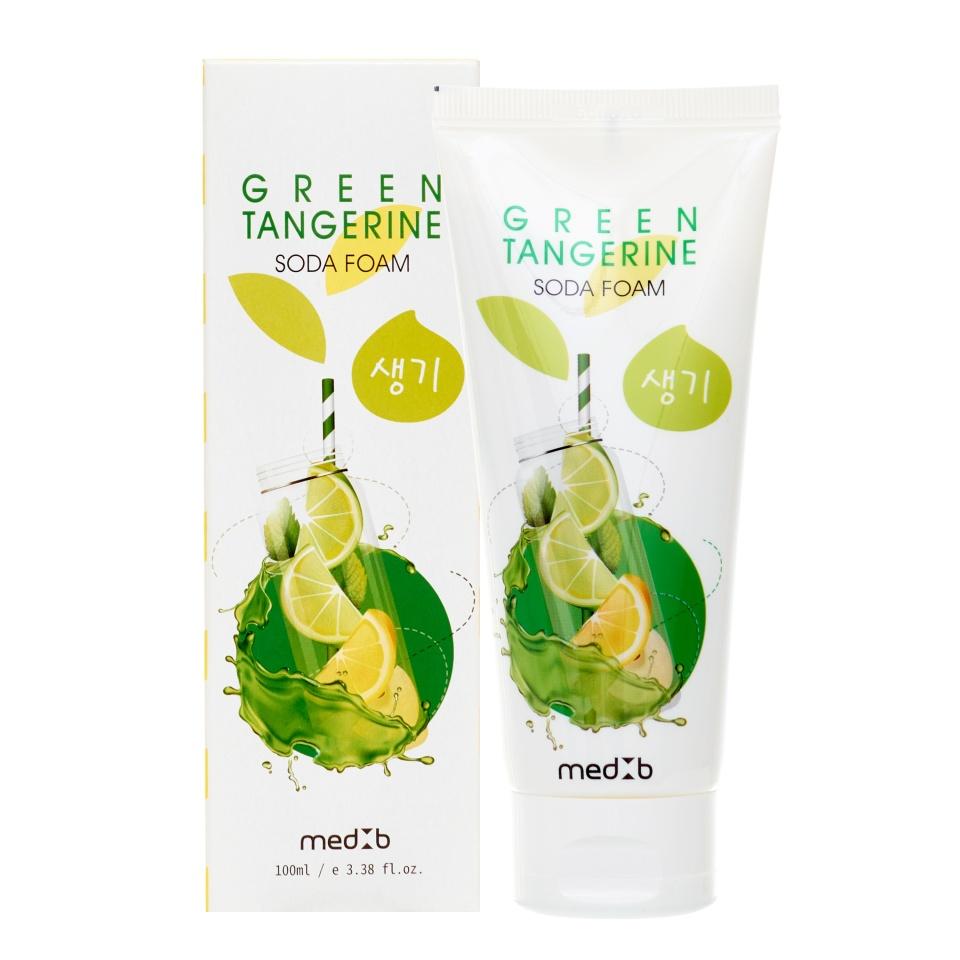 

Пенка для умывания с экстрактом зеленого мандарина и содой,MEDB Green Tangerine Soda Foam,100мл