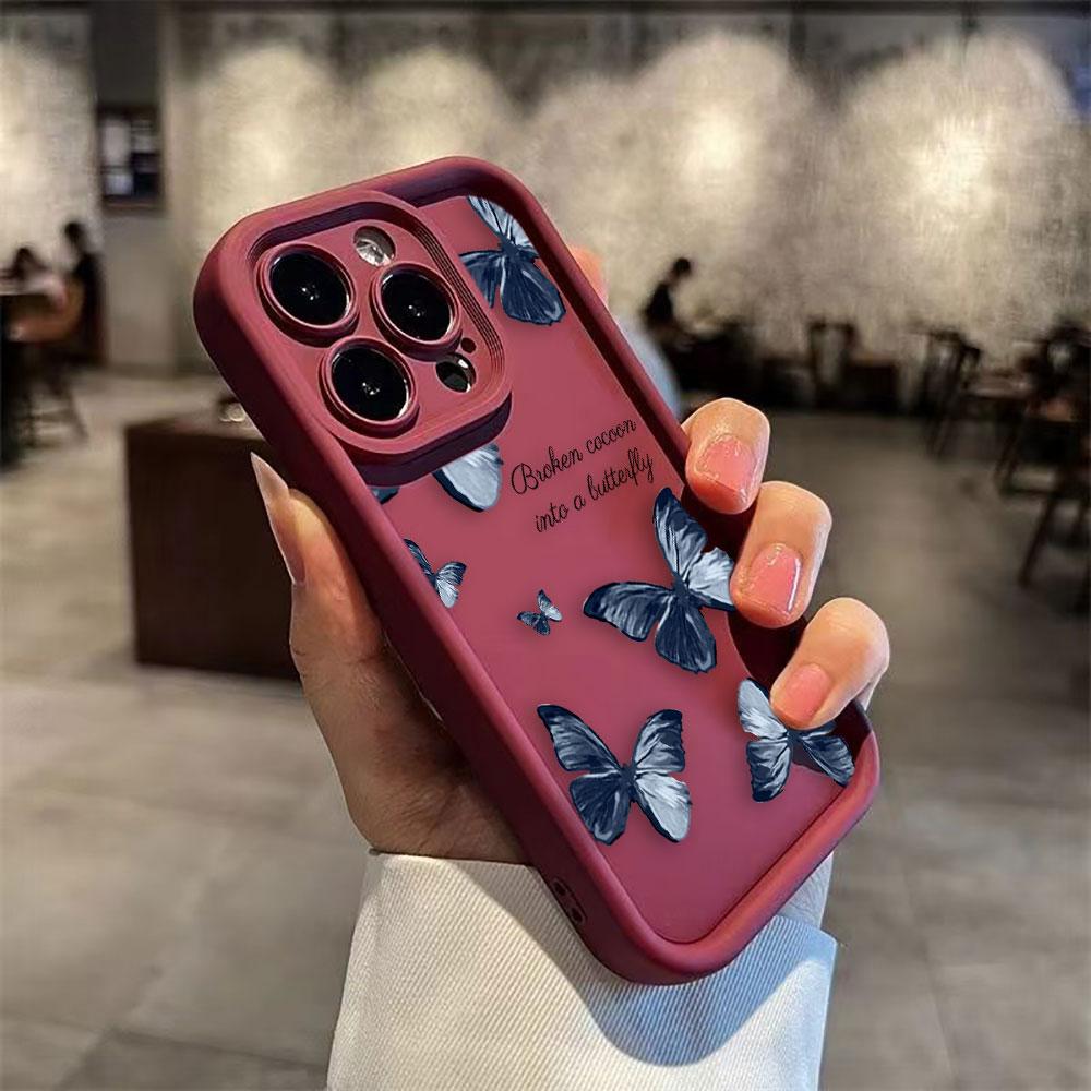Pretty Purple Butterfly Cover Phone Case For HONOR 400 90 Lite 300 200 70 50 20 10i 9X 8X PRO 5G Silicone Case DIY Shell Funda