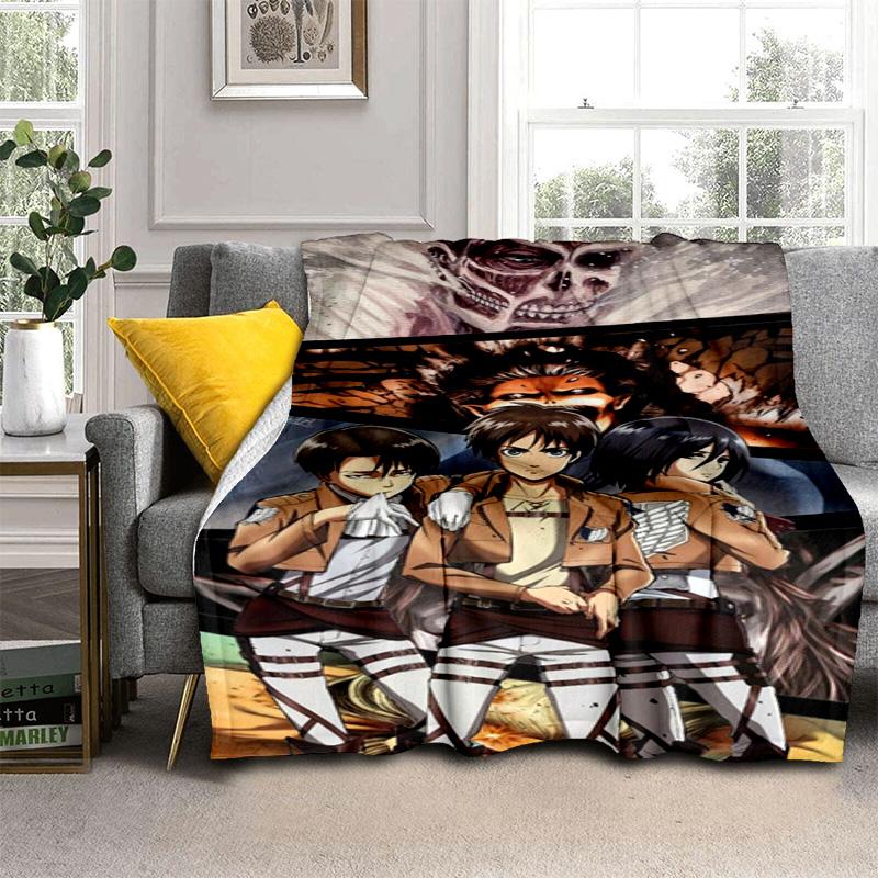 Attack Titan Levi Tapestry Blanket Soft And Comfortable Home Decor Office Rest Blanket Gift Machine Washable