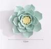 Modern Ceramic Fake Flower Wall Hanging Crafts Decoration Home Livingroom Wall Mural Ornaments Hotel Porch 1D Wall Sticker Art