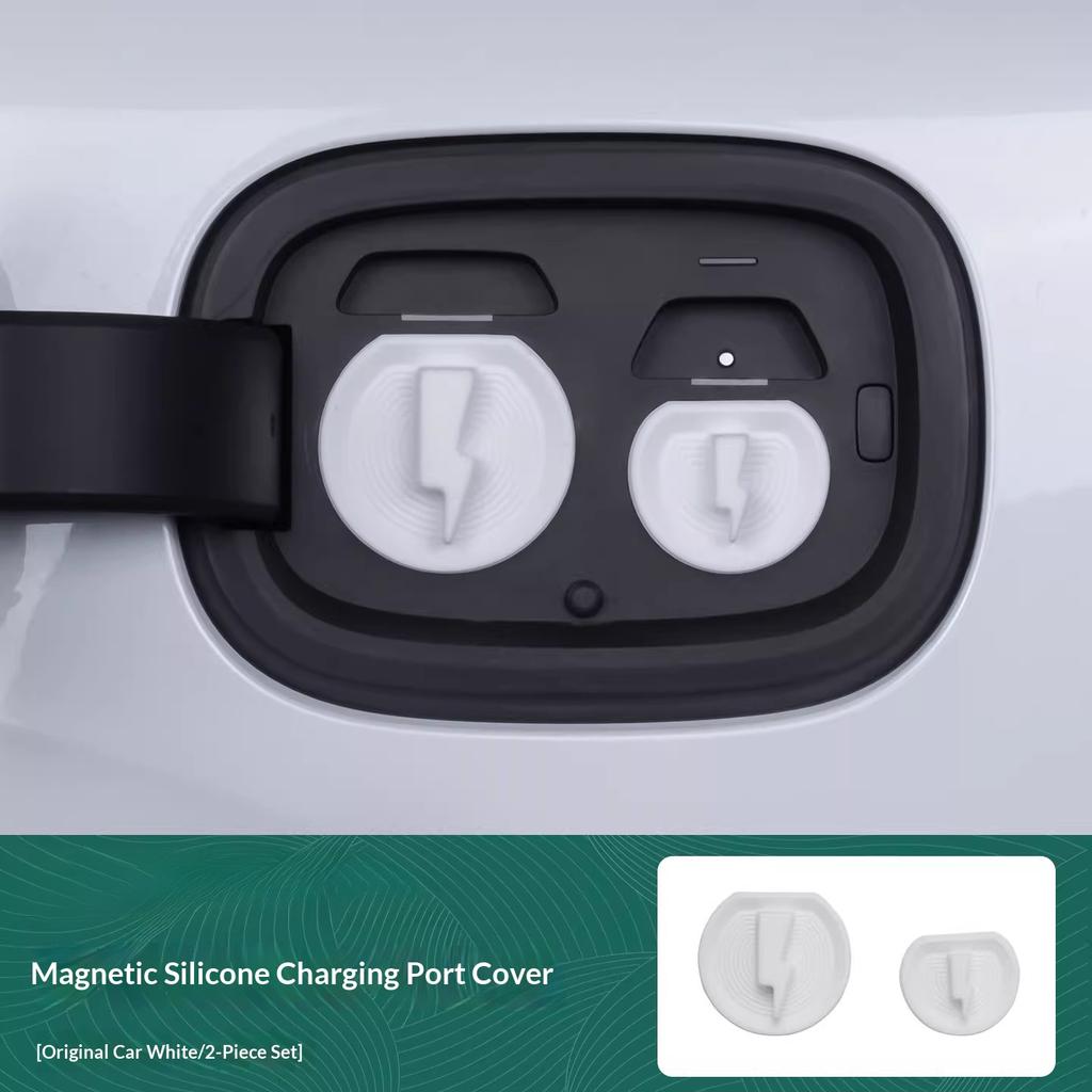 For Li Lixiang L6 L7 L8 L9 Custom Molded Magnetic Charging Port Cover Dustproof Fogproof Waterproof Silicone Protective Cover