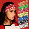 Soccer Print Soccer Fan Hair Band Elastic Sport Headscarf Football Headband  Tailgating