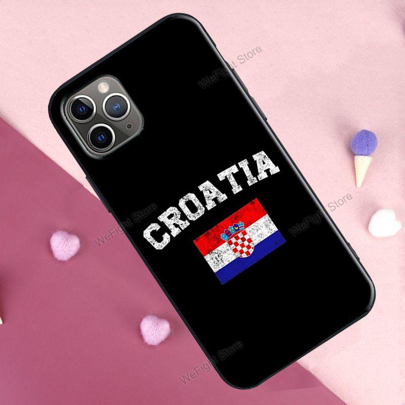 Croatia Flag Coat of Arms Case For iPhone 12 13 Pro Max Mini 7 8 Plus SE 2020 Cover For iPhone 11 Pro Max XS XR X