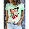 Summer Women's Round Neck Short Sleeved Animal Cartoon Portraits Series 3D T-shirt Fashionable Comfortable Breathable Loose Large Size T-shirt
