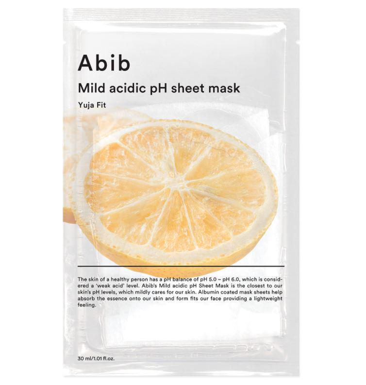 

Тканевая маска Abib Mild Acidic pH Sheet Mask Yuja Fit [30 мл * 10 шт.]