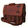 Vintage Genuine Leather Messenger  Laptop Satchel S Shoulder Bag Men's
