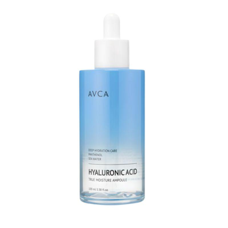 AVCA True Moisture Low Molecular Hyaluronic Acid Ampoule Deep Hydration Facial Serum 100ml 1