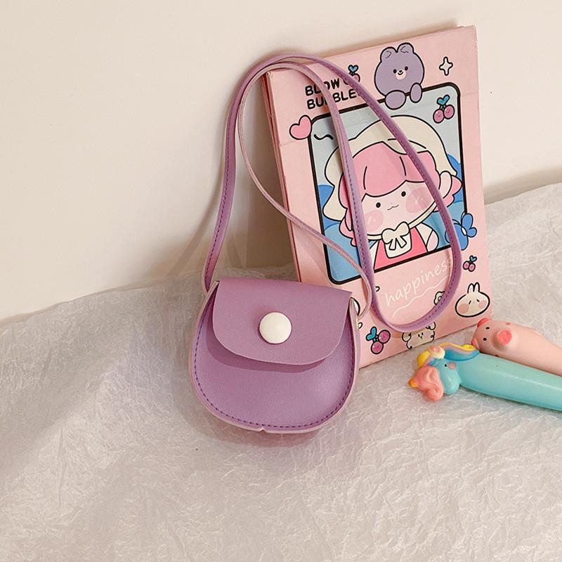 Adorable Children's Mini Pu Coin Purse For Summer Trendy Shoulder Bag In Various Colors