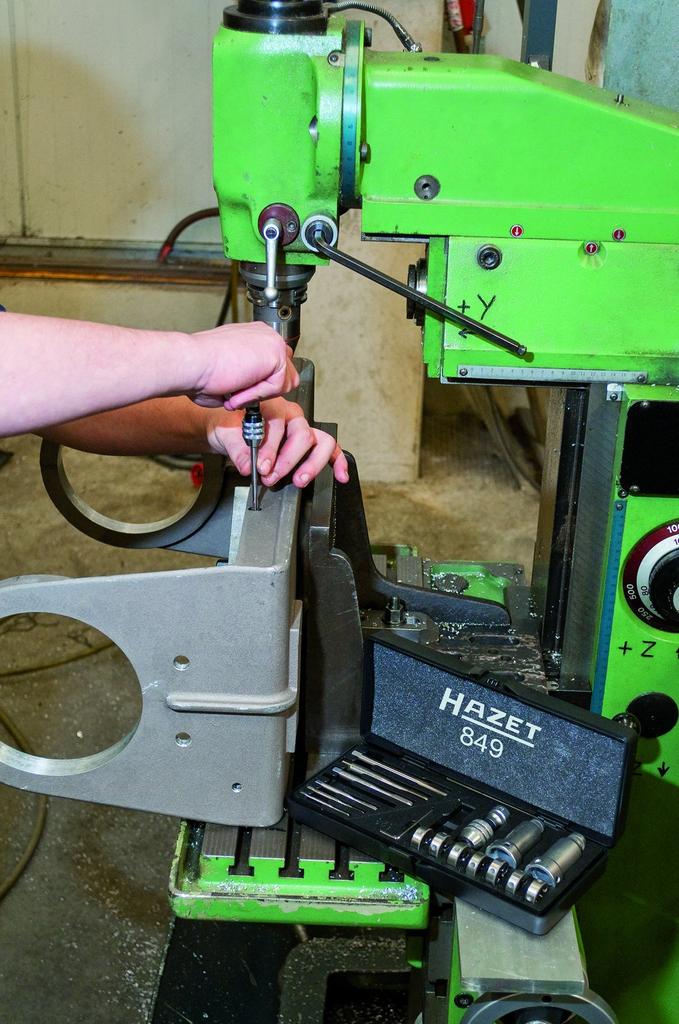 HAZET Threading x 7 x cm Imported from Hazet Part Number 849 Set, 28.5 12.4 (Officially Japan),