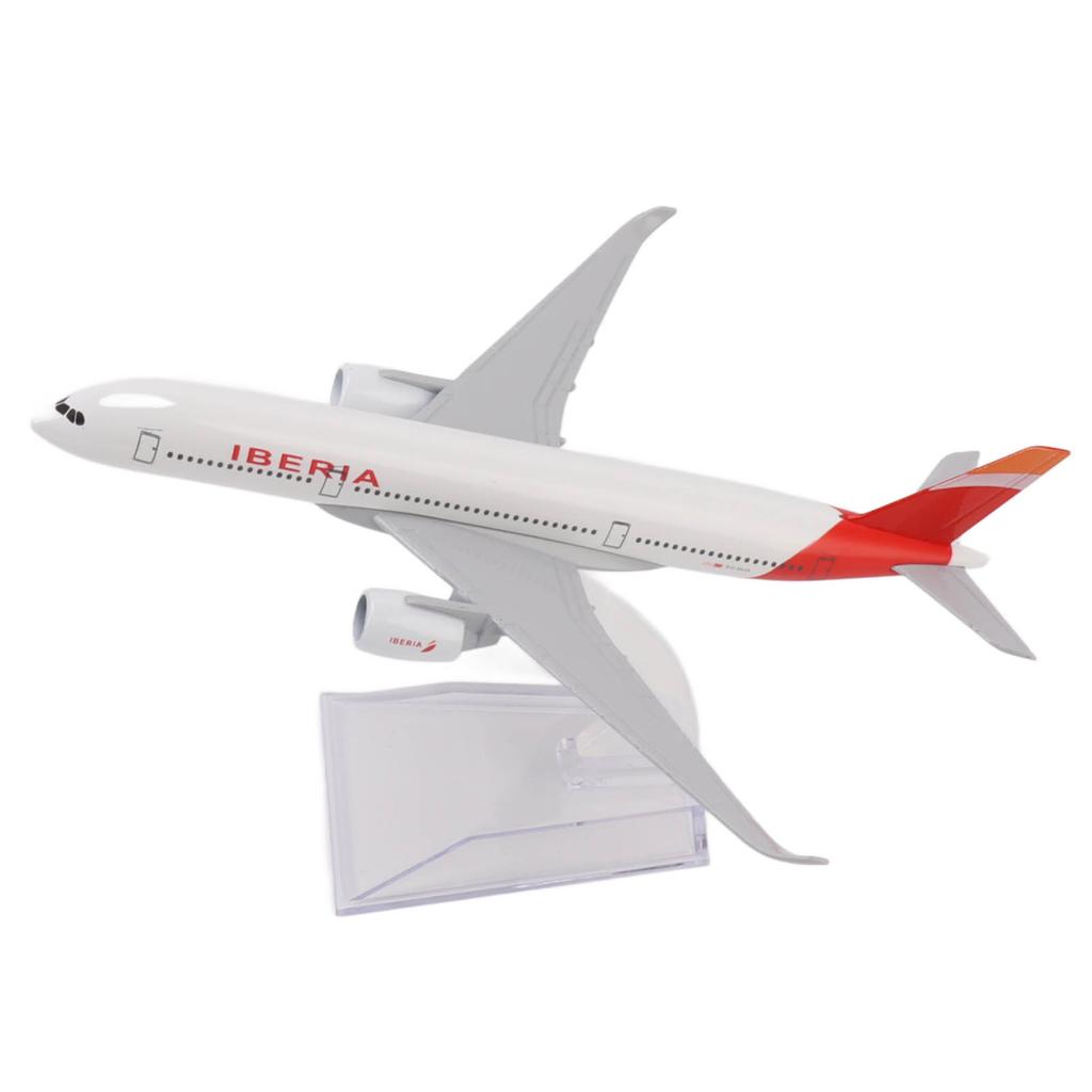 330 Airplane Model Alloy Decoration Ornament Plane Model Toy with Display Stand for Christmas