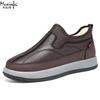Modische Herren-Baumwollschuhe, Winter-Neuer Stil, Outdoor-Freizeit, bequem und warm. Ein-Fuß-Stiefel mit dickem Samt und Schneestiefel