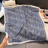 Fashionable Imitation Silk Scarf Set With Retro Waistcoat And Stylish Square Scarf Ideal For Neck Protection