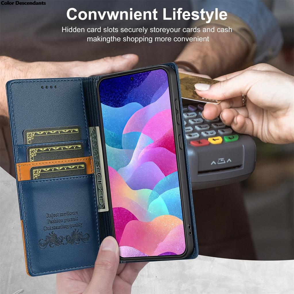 Leather Flip Case for Xiaomi 15T 15Tpro 14T Pro 13T 12T 11T Wallet Case Stand Phone Cover Cash Cards Pocket Shockproof
