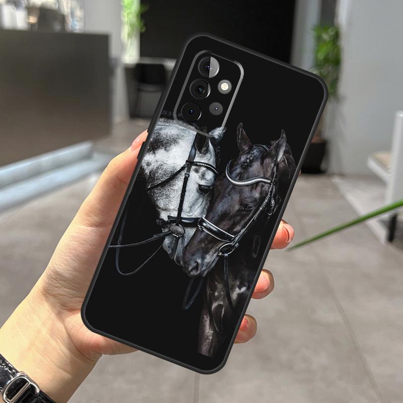 Domineering Cool Horse Case For Samsung Galaxy A73 A53 A33 A13 A12 A32 A51 A71 A14 A34 A54 A50 A70 A52 A72 Cover