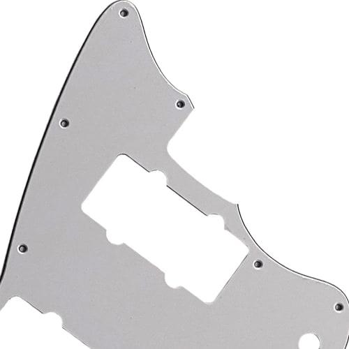 Guitar Pickguard for Squier Affinity Jazzmaster Guitar Pickguard Scratch Plate (3-Ply White)