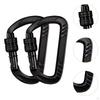 Carabiner Clip for Keychain Use, D Lock Outdoor Activities And Fishing