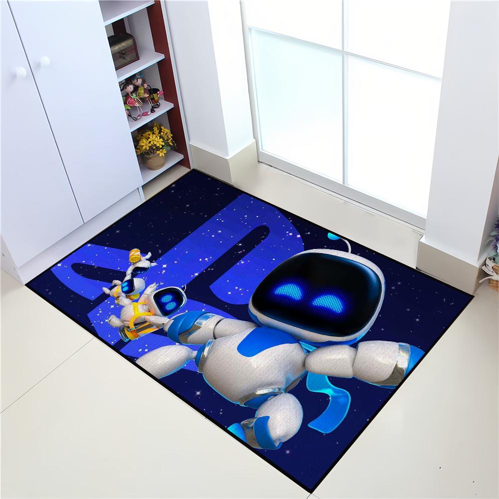 Cute A-AstroS Bot Game Door Mat Welcome Entrance Balcony Bathroom Floor Non-slip Rug Bedroom Carpet Home Decoration