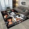 Tappeto Stampato Retro E-Elvis-Presley Tappeto per Soggiorno Camera da Letto Zerbino Antiscivolo Oggetti di Scena per Fotografia Tappeto Kawaii Regalo di Compleanno