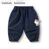 BALABALA balaOne Baby Fleece-lined Umbrella Pants Girls Boys Clothing 2025 Winter Clothing 208425108209