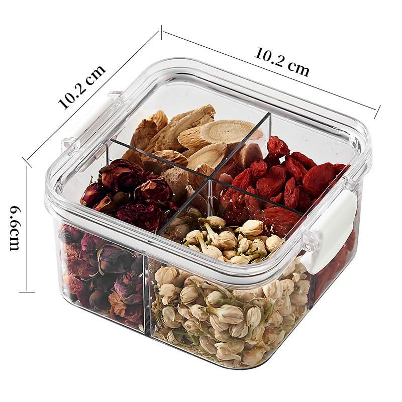 Transparent Plastic Food-Grade Storage Jar for Candy, Tea, Grains, and Cereal