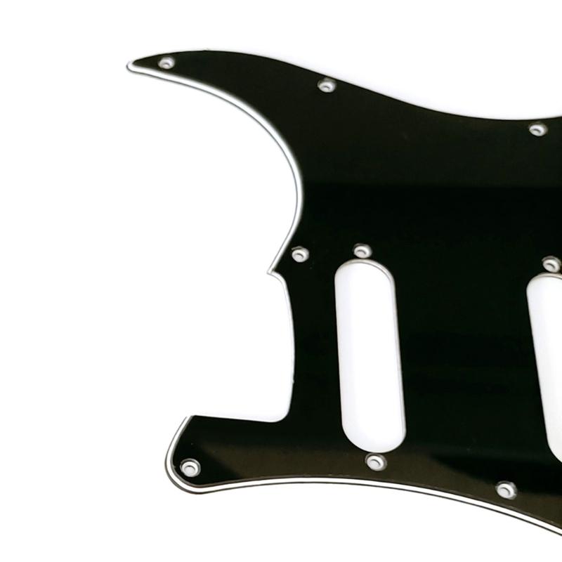 Stable PVC Pickguard Set Scratch Plate Guitar Accessory Scratch Plate Suitable for Electric Guitar Enthusiasts