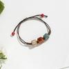 Retro Ethnic Style Ceramic Bracelet - Chinese-style Colorful Porcelain Beads Woven Bracelet