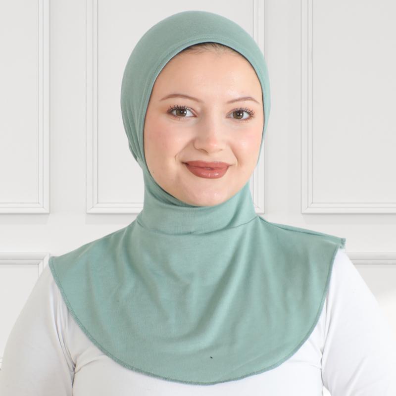 Sport Hijab For Women, Muslim Head Scarf, Flexible Turban Girls, Chic Islamic Wear For Gym, Neck Collar Bonnet Viscose