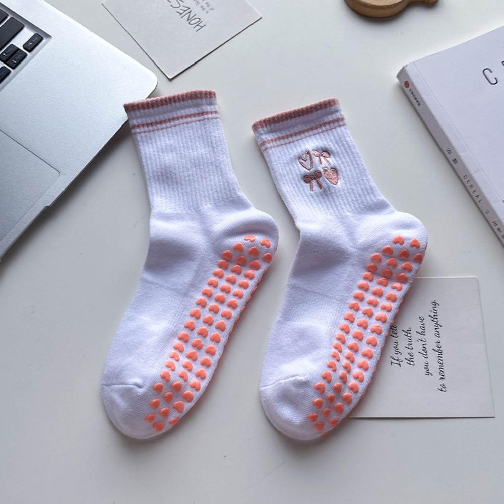 Breathable Pilates Socks Harajuku Street Mid Tube Socks New Yoga Socks