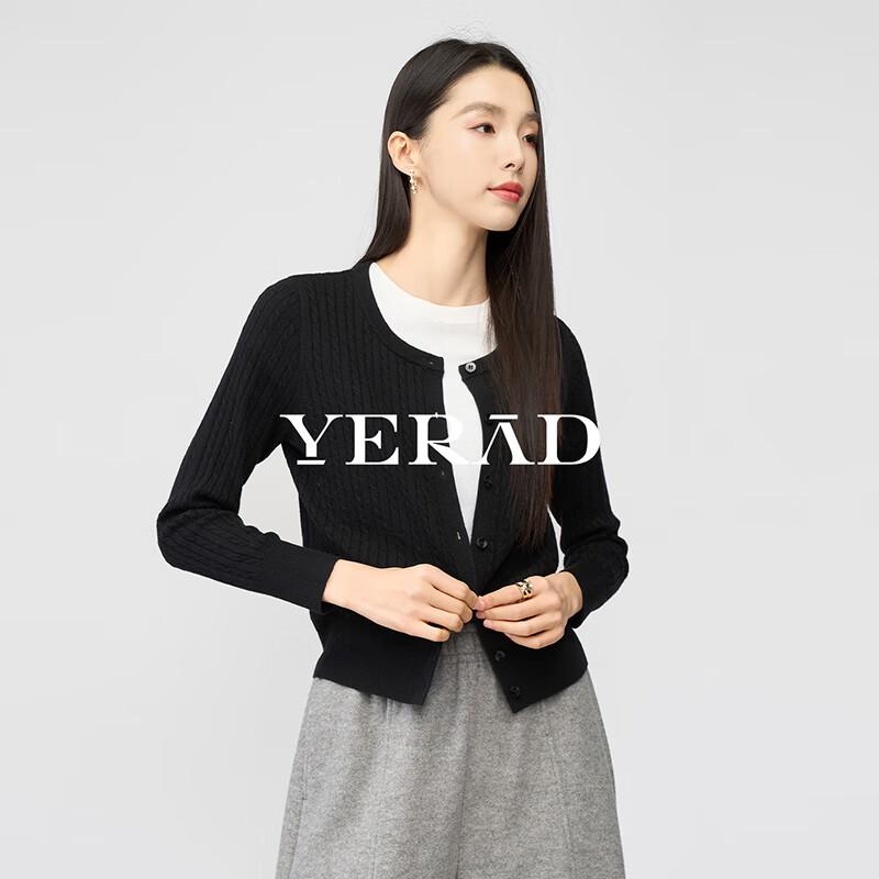 Yalida Women's Wool-Blend Cable Knit Cardigan