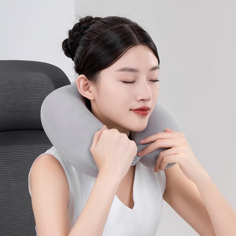 Jiaao Memory Foam U-Shaped Travel Neck Pillow