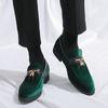 Fashion Men's Nubuck Leather Casual Soft Sole Fashion Shoes High Quality Velvet Leather Leather Lightweight Men Anti-slip Wearable Shoes