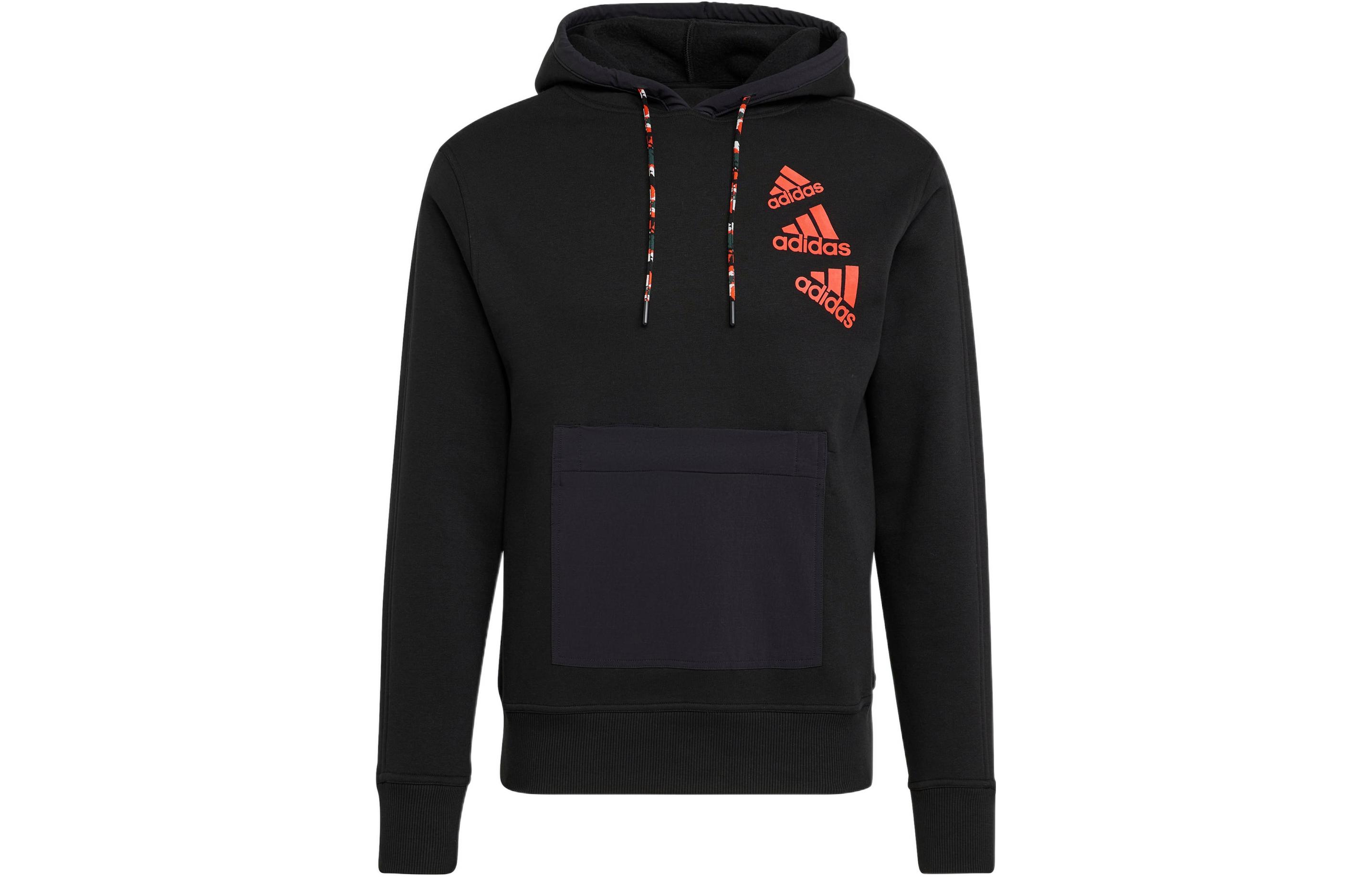 Adidas Sweatshirts Unisex Black Crew Neck Moderate Regular HL9376 M