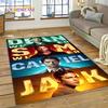 Alfombra Alfombrilla 3D SPN Más Reciente Sobrenatural Dean Sam para Sala de Estar Dormitorio Decoración del Hogar, Alfombrilla Antideslizante Decoración para Sofá Felpudo