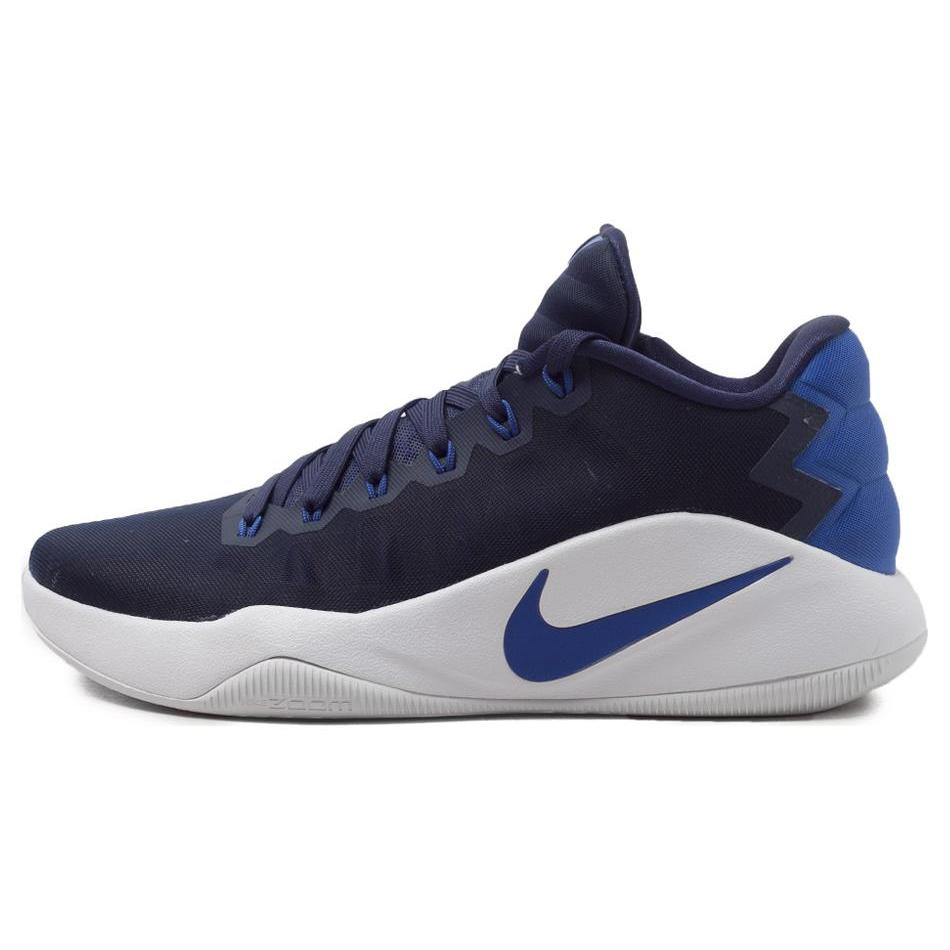 

Nike Hyperdunk 2016 Cushioning Slip Resistant Mid top Basketball Shoes Men s Dark Blue 844364-444 47.5