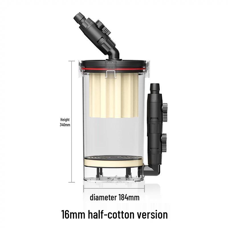 "Nitley No. 2 Non-Powered Aquarium Filter with High-Density Cotton"