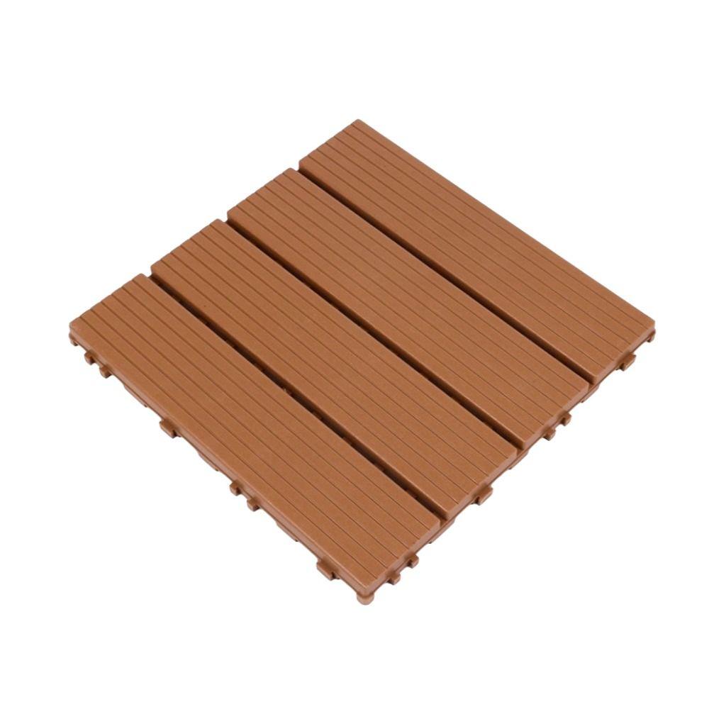 Anti-corrosion Balcony Flooring Waterproof Garden Flooring DIY Splicing Floor Boards  Renovation