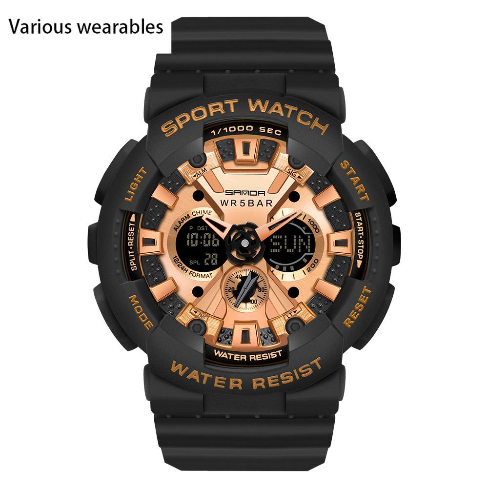 Herren-Uhr im Harajuku-Stil, trendige digitale Sportuhr, wasserdicht, männliche und weibliche Studenten, koreanische Version, einfache elektronische Uhr