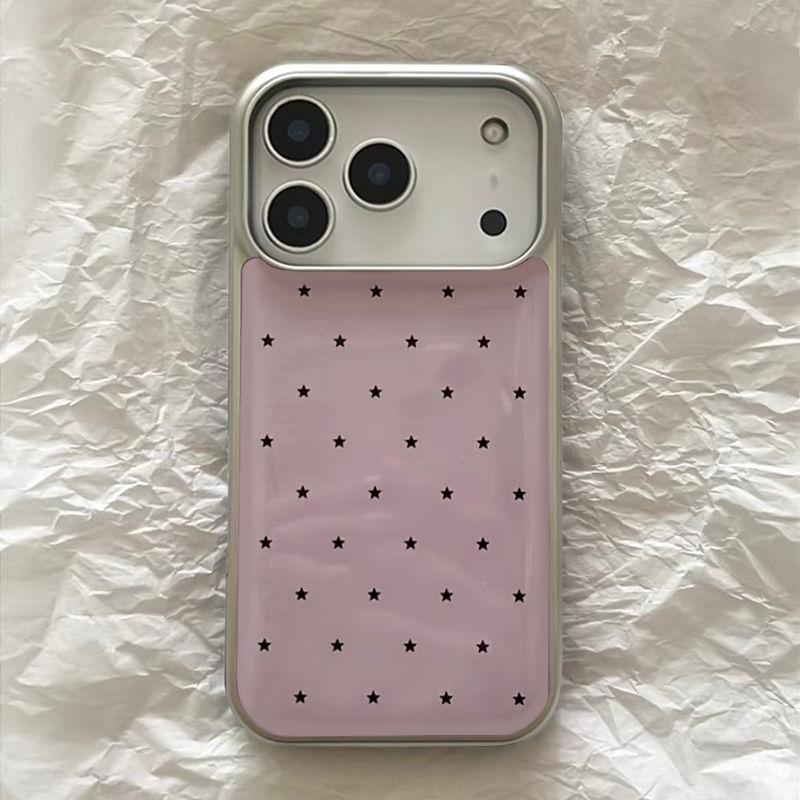 INS Trendy Pink Star High-end Phone Case For iPhone 17 Air 16 Promax E 15 14 13 12 11 Pro Max 78 Plus Y2k Matte Anti Fall Cover