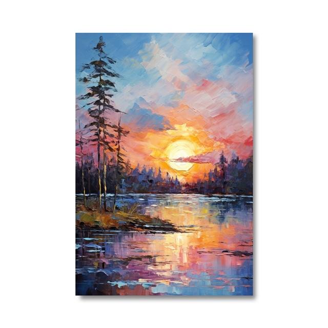 

Artcozy спрей печать холст живопись водостойкая и уличная настенная живопись маслом плакат для декора гостиничного номера без рамки 21*30cm No Frame