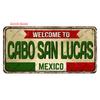 Vintage USA Metal Plates, Retro California 15x30cm Plaque, Florida Metal Tin Sign Poster, Bar, Garage, Gifts, Room Decor WY289