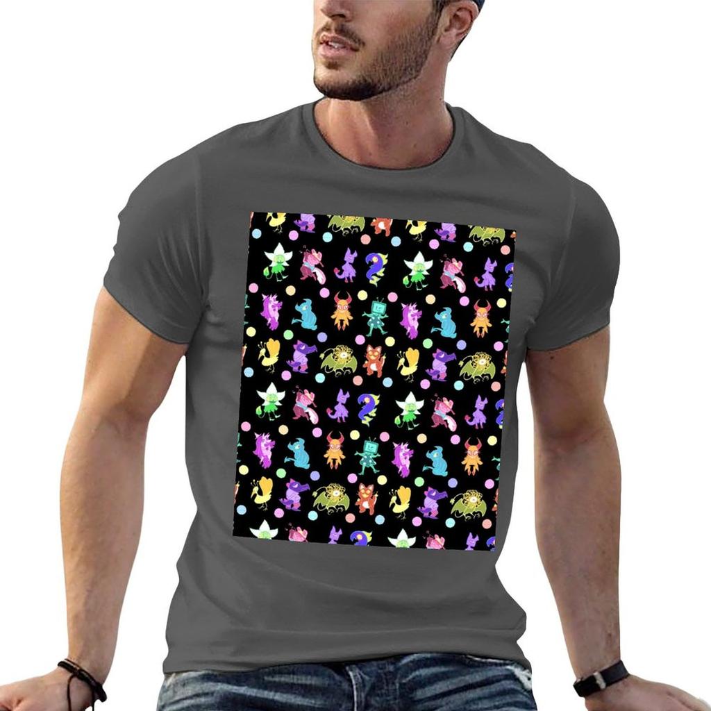 Monster Party Tshirt Big Size Short Sleeve Tee For Unisex