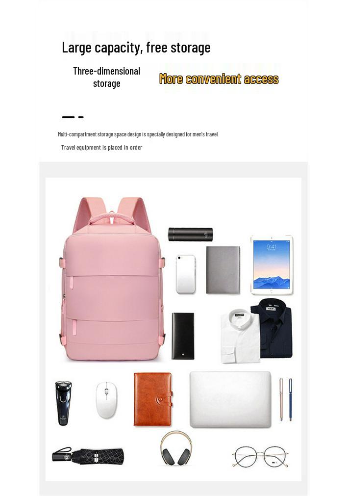 Multifunctional Laptop Backpack for Students & Short Business Travels