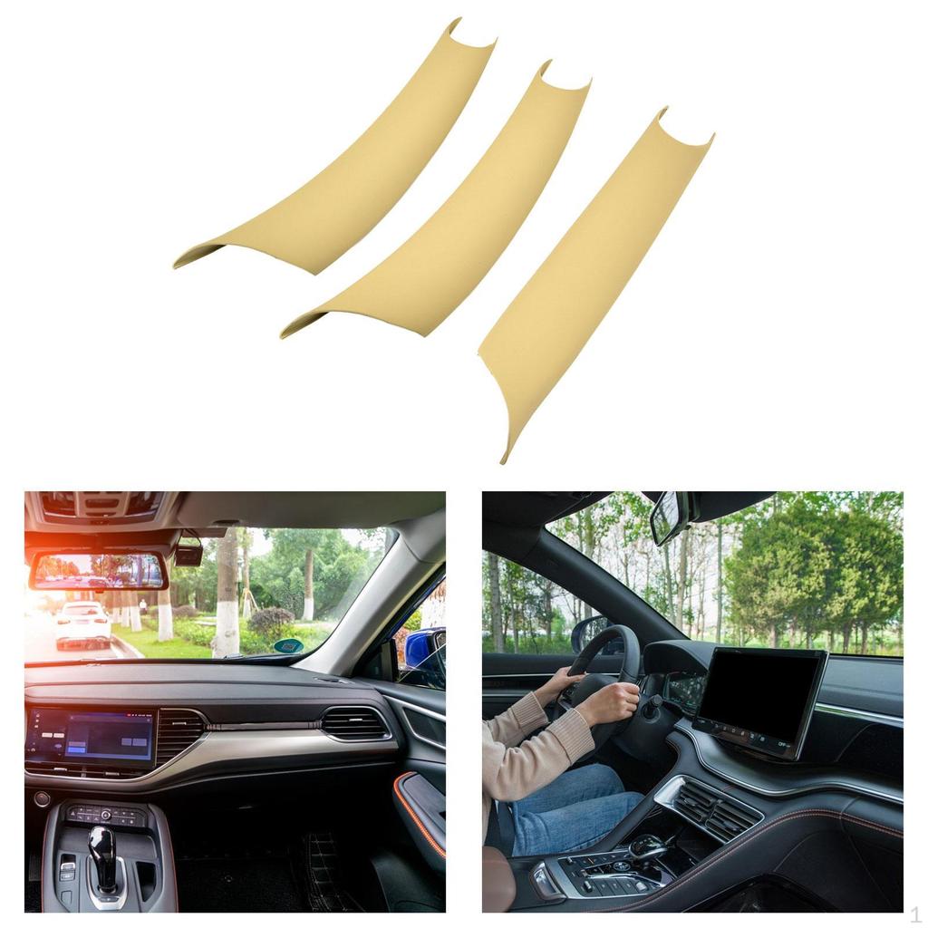3 stück Auto Türgriff Abdeckungen Innen Pull Griffe Ersatz für x6 E70 E71