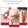 1Pc  Golden Sandalwood Massage Comb Nose Eye Acupoint Massager Relieve Rhinitis Promote Blood Circulation Resin Guasha Scraping Tools
