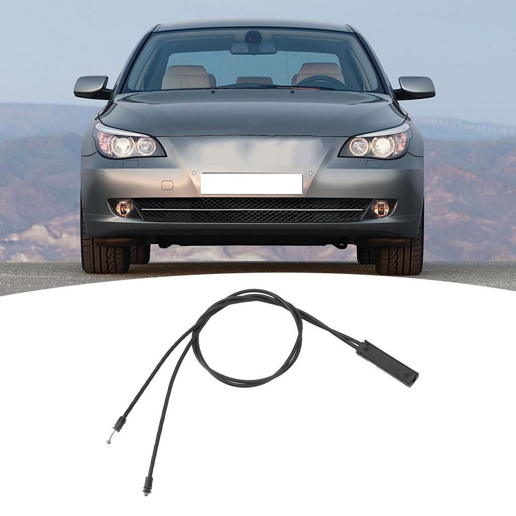 Front Hood Release Cable 51237184454 Engine Hood Release Cable for 5 Series E60 E61 2004 To 2010