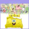 Set Biancheria da Letto Spongebob con Tessuto in Poliestere per Bambini e Adolescenti Decorazione per il Sonno