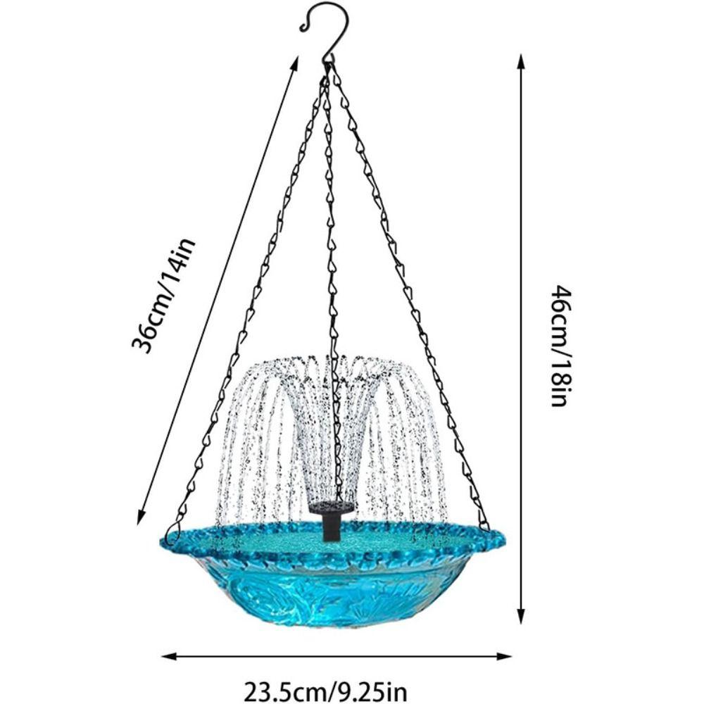 Plastic Fountain Bird Feeder Metal Hummingbird Drinker Bird Water Dispenser  Bird Watchers