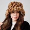 High-Quality Women's Winter Faux Fur Bucket Hat with Ear Protection and Wide Brim