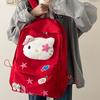 Cute Cat Backpack For Girls Cartoon Middle School Student Schoolbag New Style Teenager Backpack