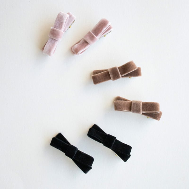 MERRYMOTIVE [2set] Lovely velvet ribbon (3colors)